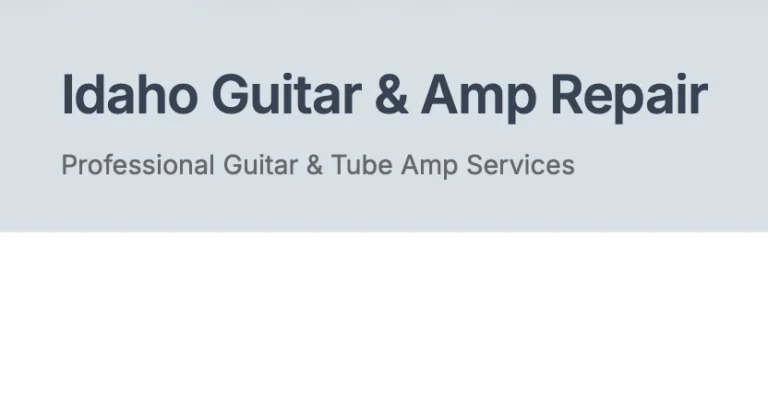 Idaho Guitar and Amp Repair 1 768x415